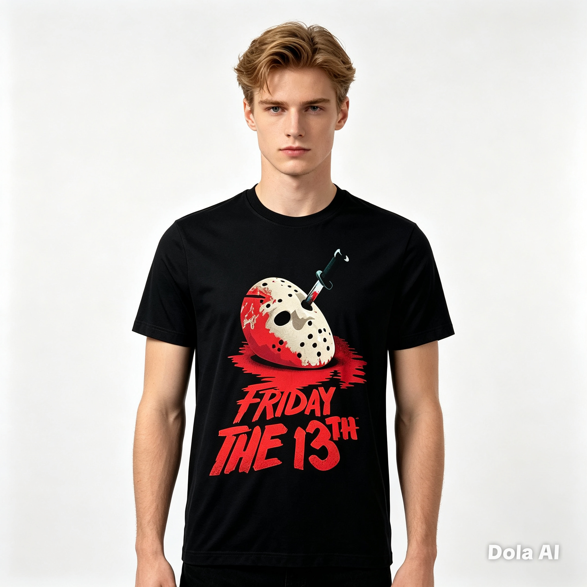 Friday the 13th Jason Hockey Mask T-Shirt-Official Licensed