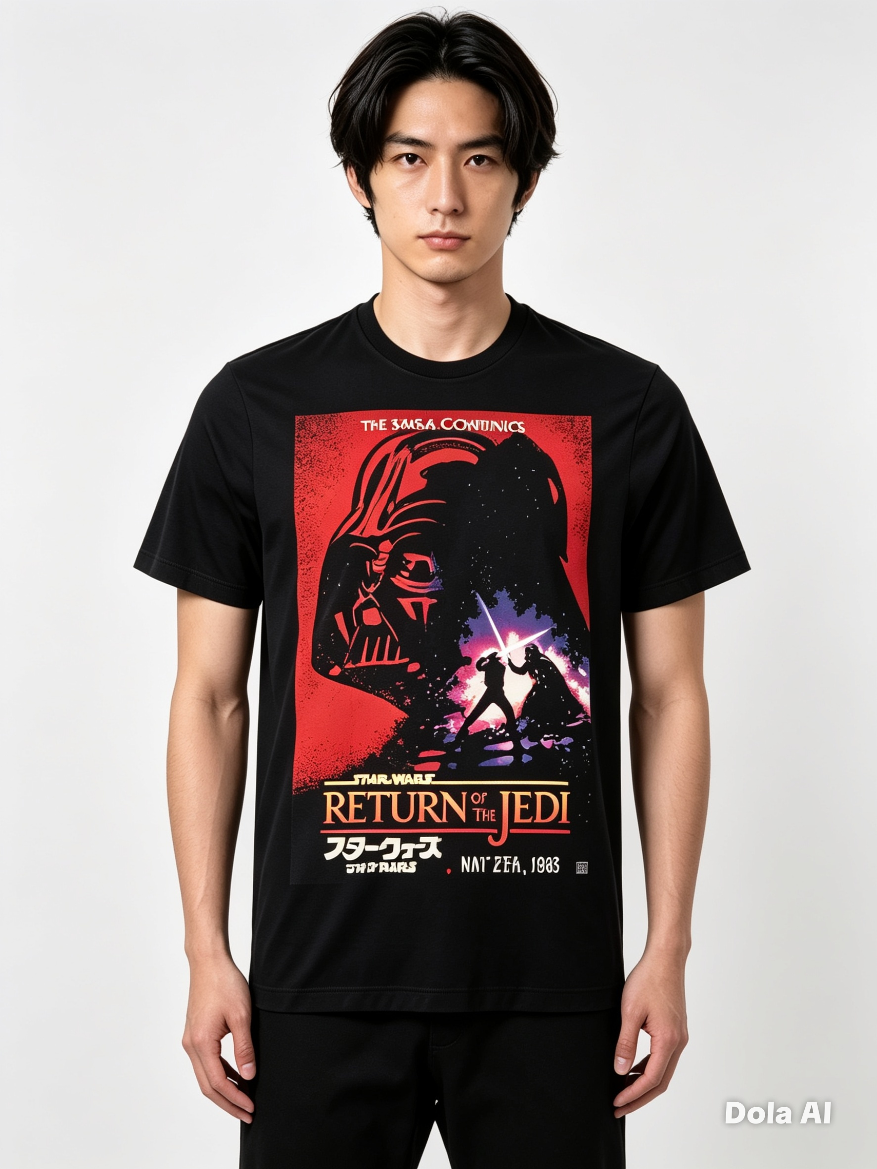 Star Wars Return of the Jedi Darth Vader Poster Graphic T-Shirt – Official Licensed