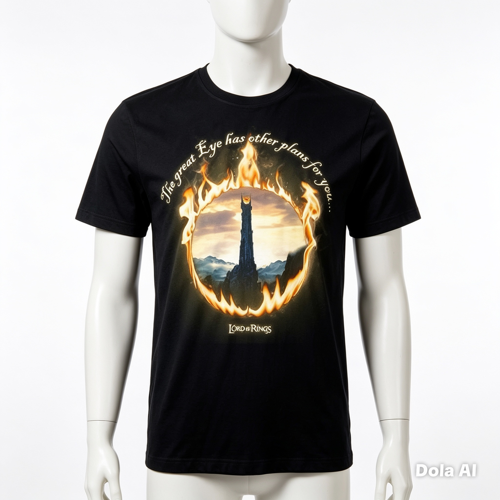 The Lord of the Rings The Great Eye Graphic T-Shirt – Official Licensed