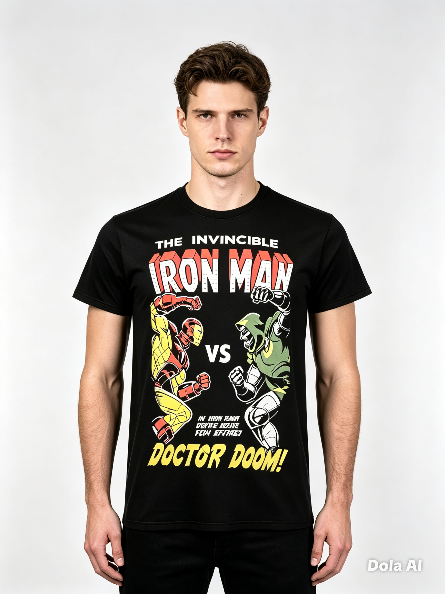 Marvel Iron Man vs Doctor Doom T-Shirt - Official Licensed