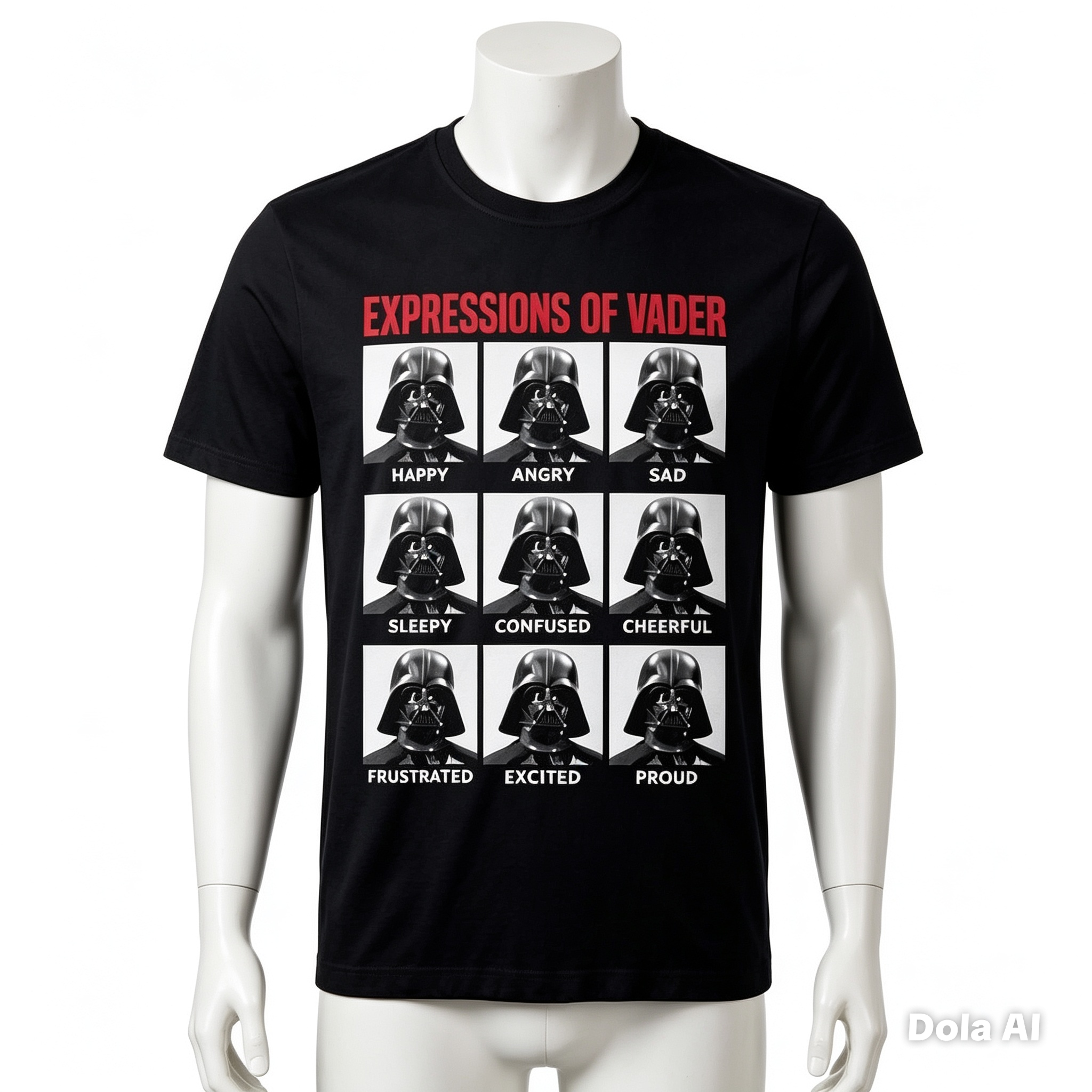 Star Wars Darth Vader "Expressions of Vader" T-Shirt -Official Licensed