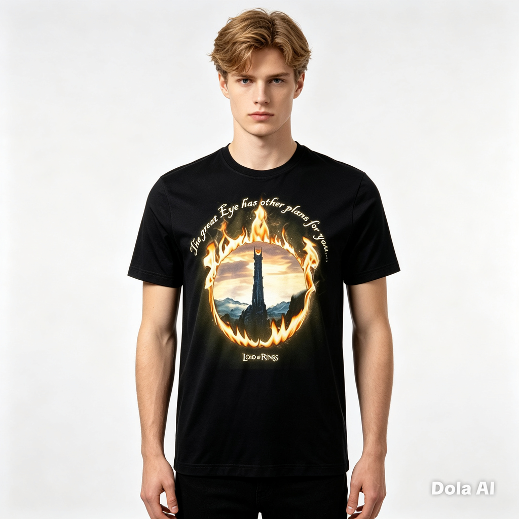 The Lord of the Rings The Great Eye Graphic T-Shirt – Official Licensed