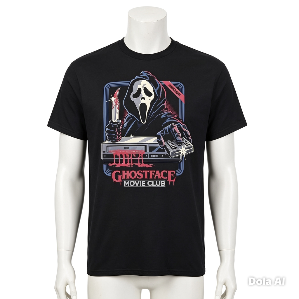 Ghostface Movie Club T-Shirt - Official Licensed