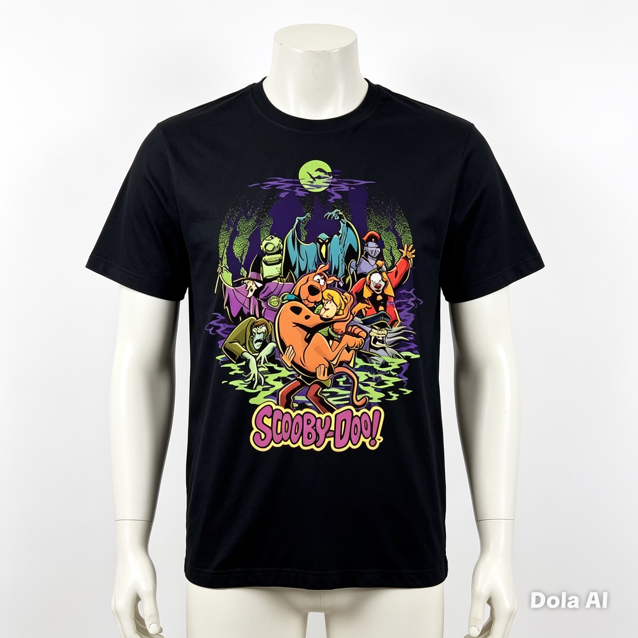 Scooby-Doo Haunted Mystery Graphic T-Shirt – Licensed