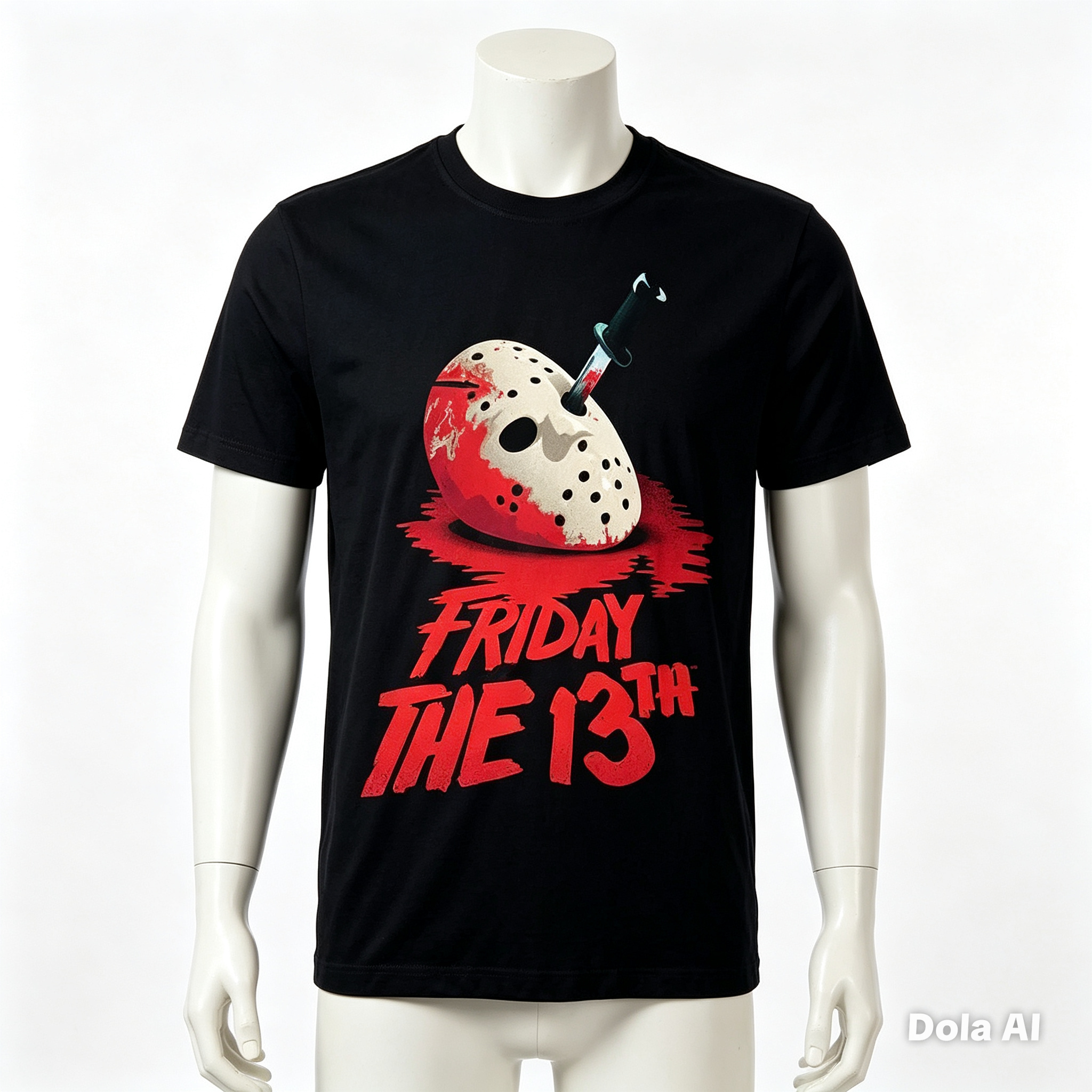 Friday the 13th Jason Hockey Mask T-Shirt-Official Licensed