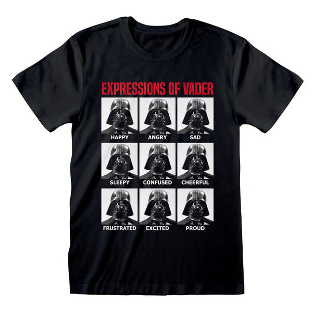 Star Wars Darth Vader "Expressions of Vader" T-Shirt -Official Licensed