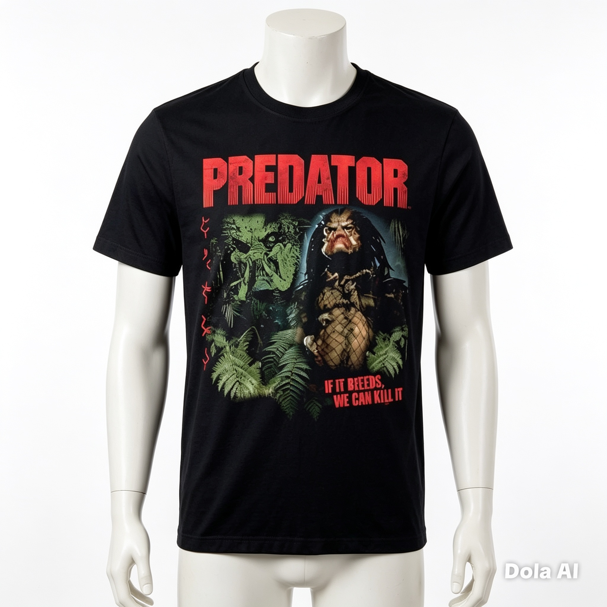 Predator "If It Bleeds, We Can Kill It" Graphic T-Shirt – Black - Official Licensed