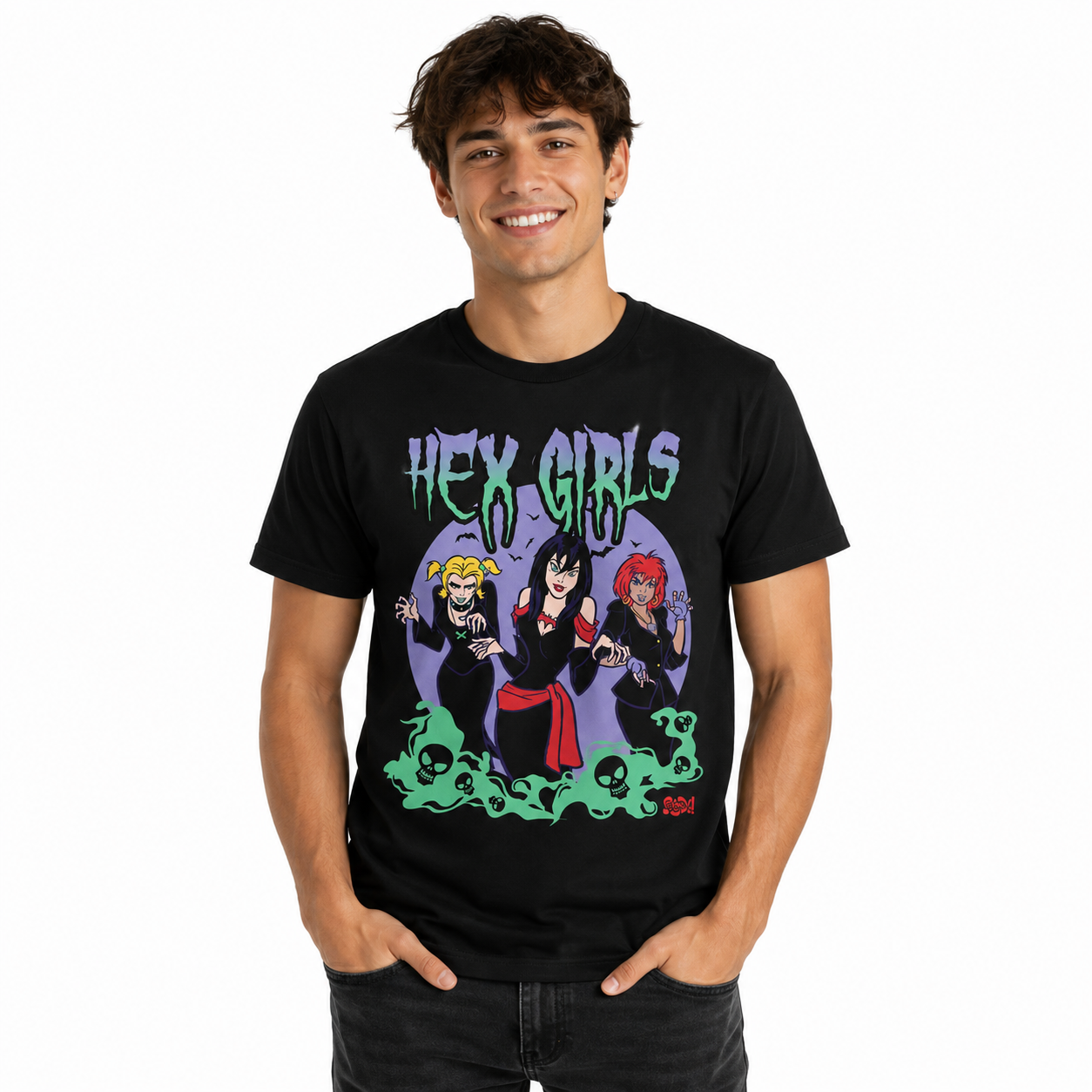 Scooby-Doo Hex Girls Moon Fog T-Shirt - Official Licensed