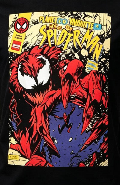 Marvel Spider-Man vs Carnage Comic Cover Graphic T-Shirt – Official Licensed