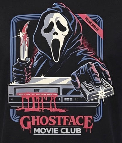 Ghostface Movie Club T-Shirt - Official Licensed