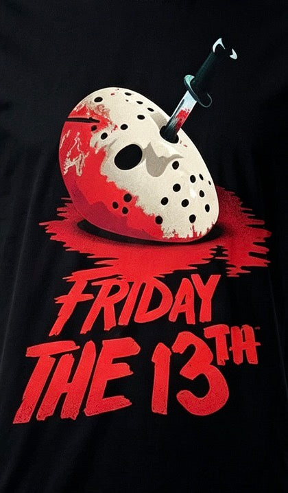 Friday the 13th Jason Hockey Mask T-Shirt-Official Licensed