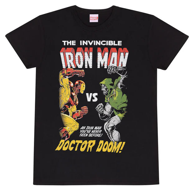 Marvel Iron Man vs Doctor Doom T-Shirt - Official Licensed