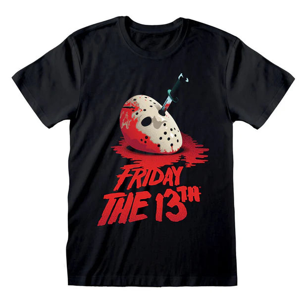Friday the 13th Jason Hockey Mask T-Shirt-Official Licensed