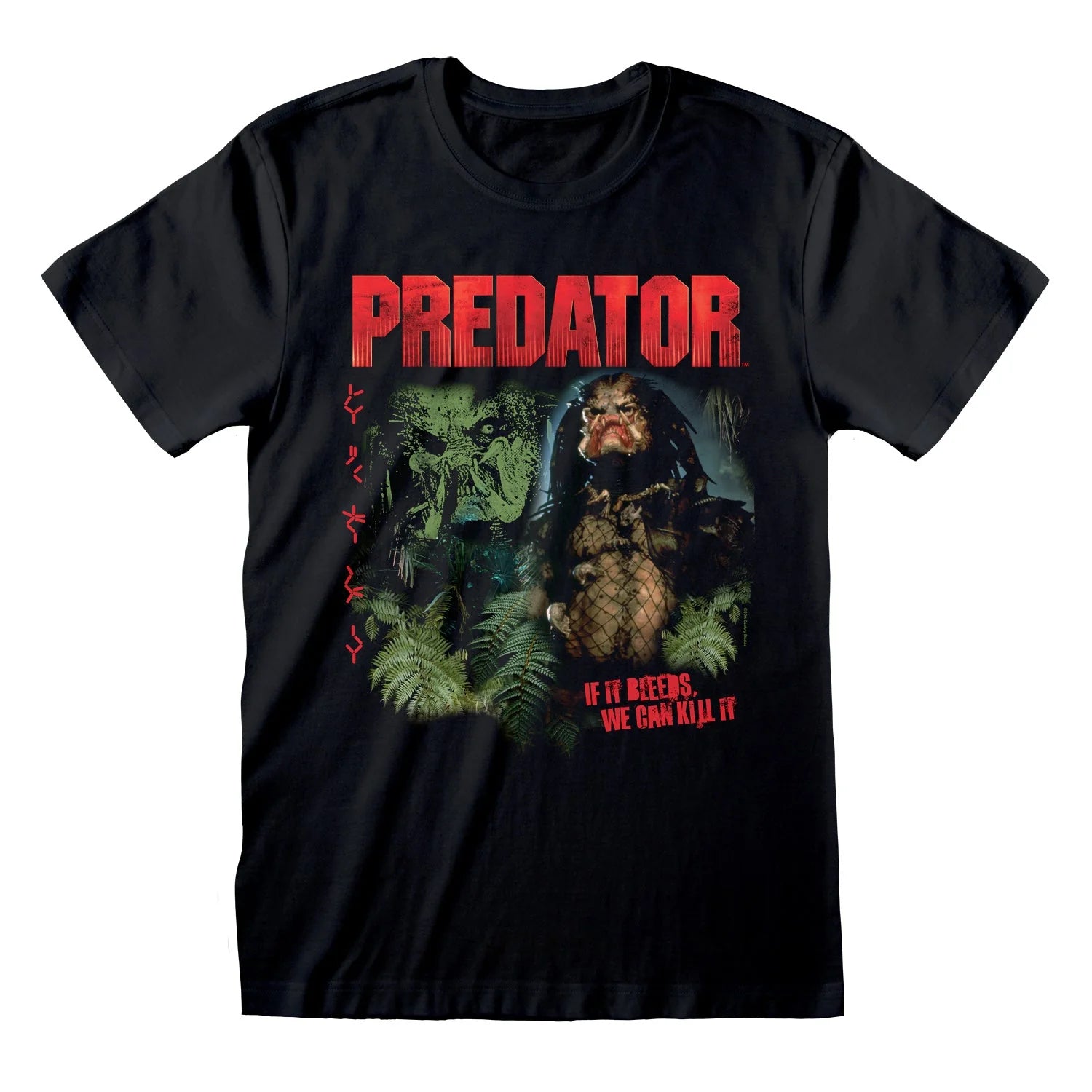 Predator "If It Bleeds, We Can Kill It" Graphic T-Shirt – Black - Official Licensed