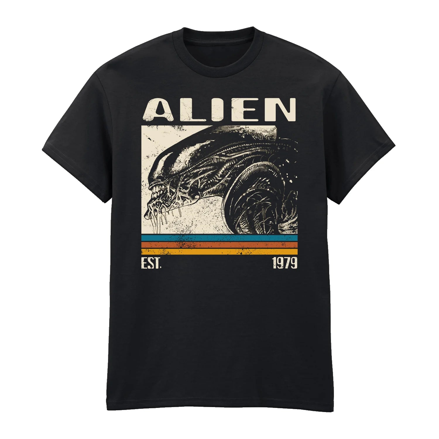 Alien 1979 Retro Xenomorph Graphic T-Shirt - Official Licensed
