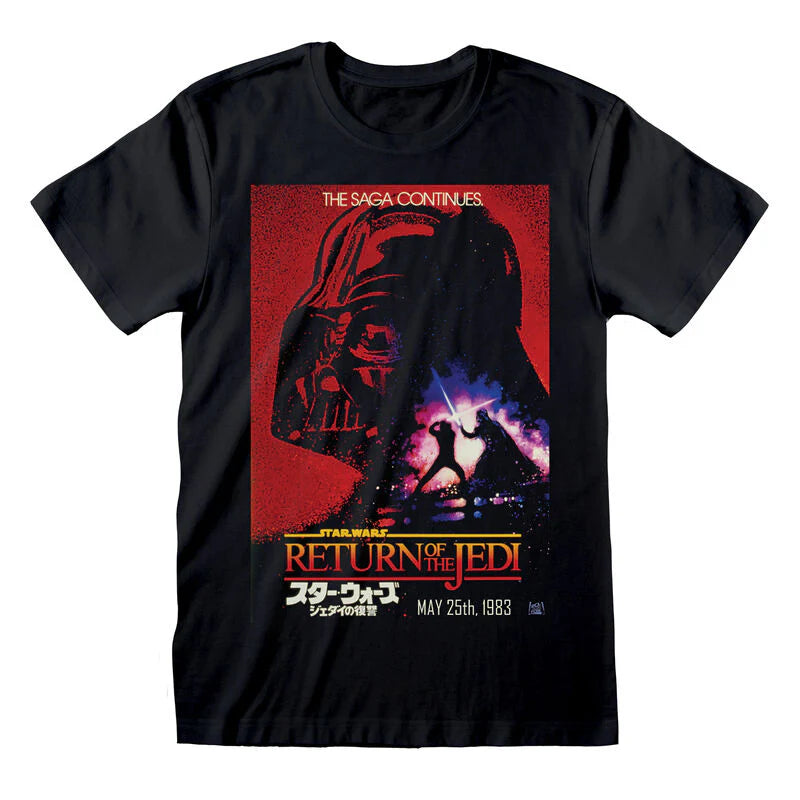 Star Wars Return of the Jedi Darth Vader Poster Graphic T-Shirt – Official Licensed